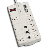 Tripp Lite TLP808TEL 8 AC Outlet Surge, Spike, and Line Noise Suppressor with Modem/Fax Protection Transformer Outlets